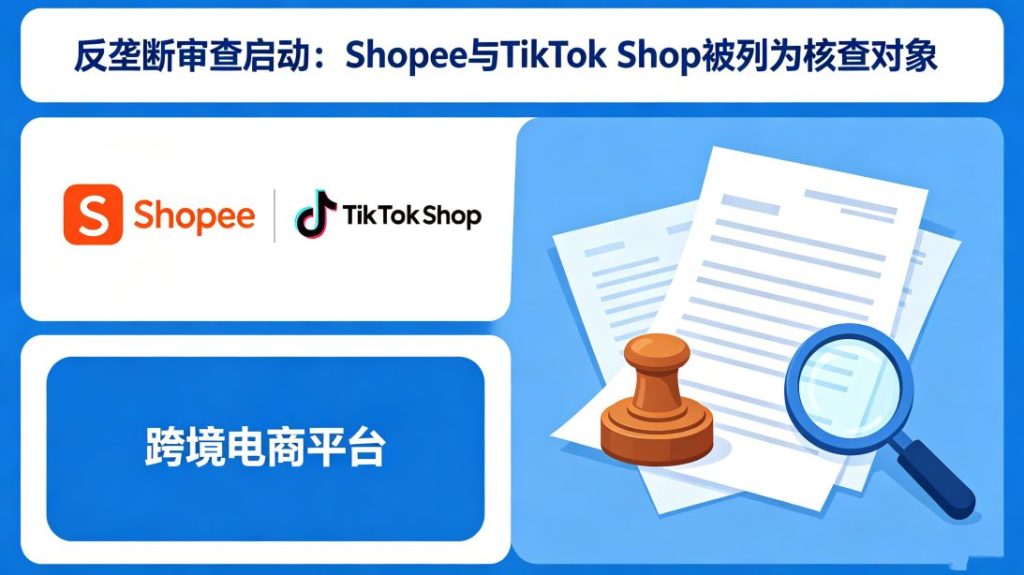 反垄断审查启动：Shopee与TikTok Shop被列为核查对象